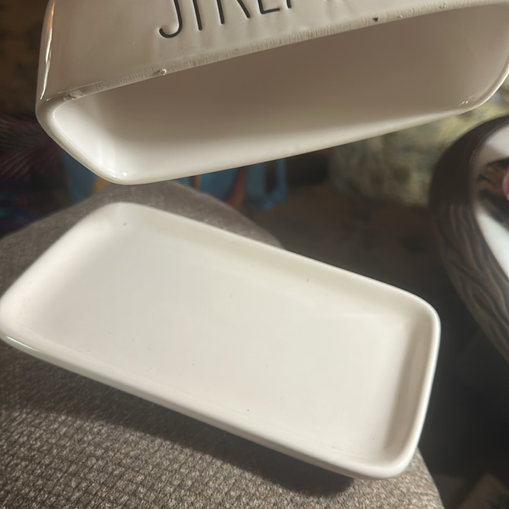 Rae Dunn Spread Butter Dish Ceramic Artisan‎ Collection by Magenta - Picture 2 of 4
